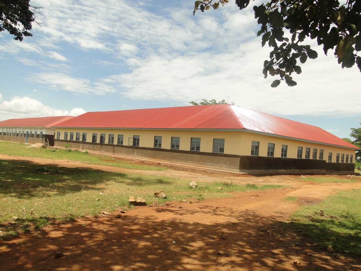 Rear view of JPS (left) and new Science Center (right)   